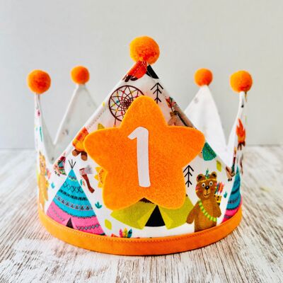 Corona de cumpleaños - Animales 4