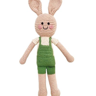 Jouet pour bébé, hochet lapin garçon