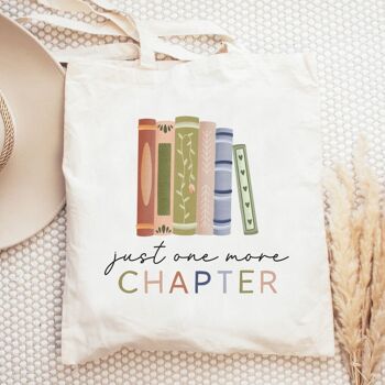 Livres en sac en tissu "One more Chapter" - lecture de sac à provisions 1