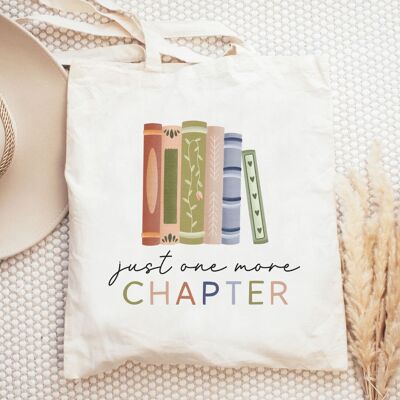 Stofftasche Bücher "One more Chapter" - Einkaufstasche  Lesen
