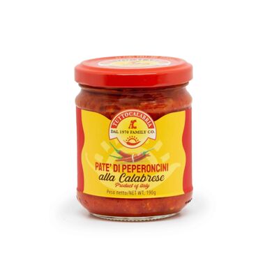 PÂTÉ AU PIMENT CALABRIEN - 190G