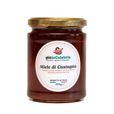Miel de castaño Abajo en Calabria - 400 G