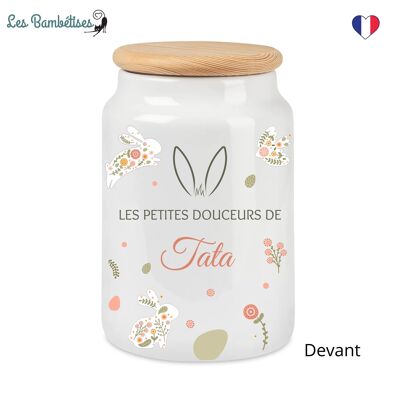 Bohemian Easter Tata Cookie Jar