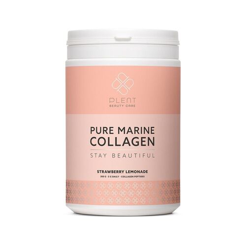 Plent Beauty care - PURE MARINE COLLAGEN - Strawberry Lemonade - 300g