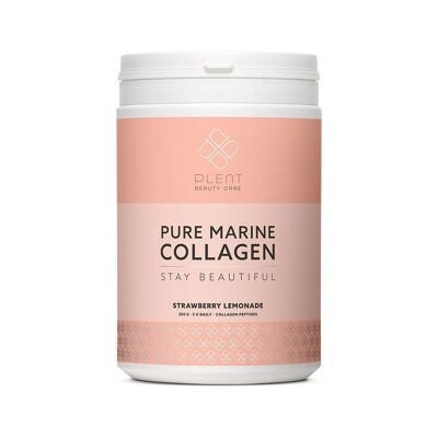 Plent Schönheitspflege – PURE MARINE COLLAGEN – Erdbeerlimonade – 300 g