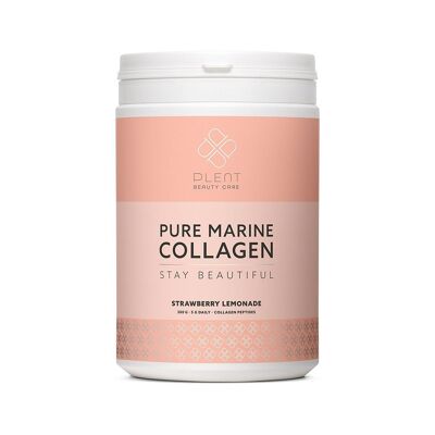Plent Beauty care - PURE MARINE COLLAGEN - Fraise Limonade - 300g
