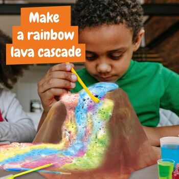 Volcan arc-en-ciel DIY - Jouet éducatif pour enfants 4