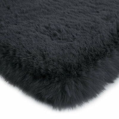 Tapis Moelleux Noir 160x230CM