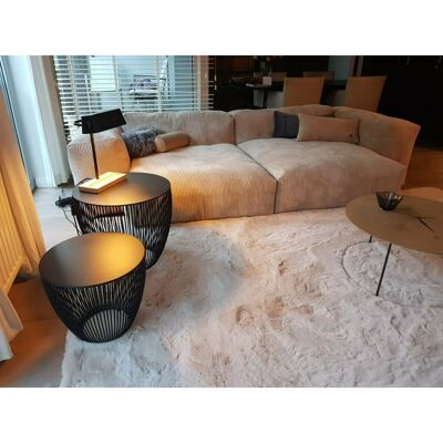 Fluffy Rug Taupe 80x300CM