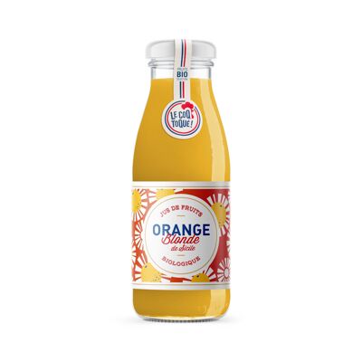Organic blond orange juice - 25 cl