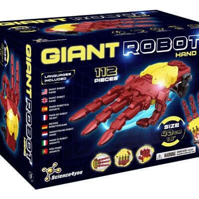 Main de robot géante pour enfants
