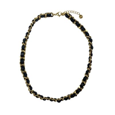 Collar de cadena Acero Inoxidable - Negro