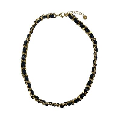 Chain necklace Stainless Steel - Black