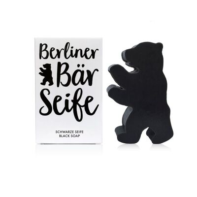 Berliner Bär Seife - schwarz