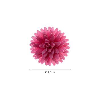 BOITE DE 12 POMPONS AZYME COULEURS ASSORTIES Ø 4.5CM 2