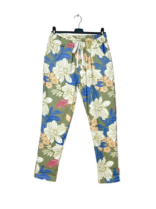 3377-23 Floral pattern pants