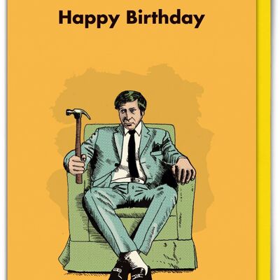 Funny Happy Birthday Card by Modern Toss