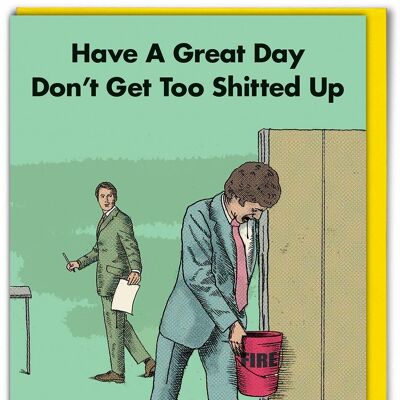 Funny Shitted Up Card By Modern Toss