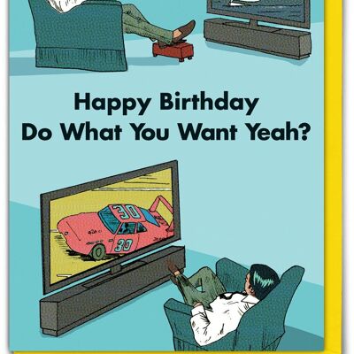 Funny Do What You Want Card By Modern Toss