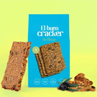 Organic Olive Crackers: High in Fiber & Low in carbohydrates