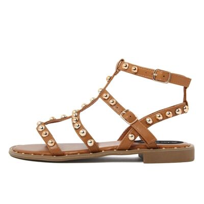 Women's Sandals Camel Color - FAM_95_52_CAMEL