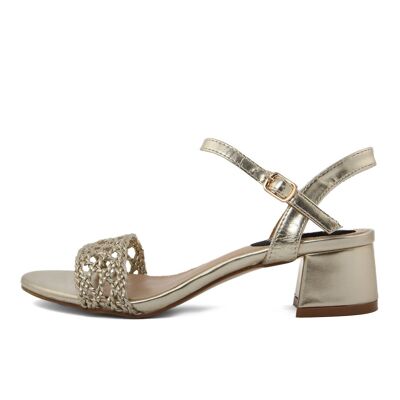 Women's Sandals Golden Color - FAM_95_57_GOLD