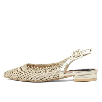 Slingback Women Golden Color - FAM_95_62_GOLD