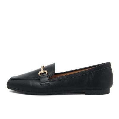 Damen-Loafer Farbe Schwarz - FAM_99_59_BLACK