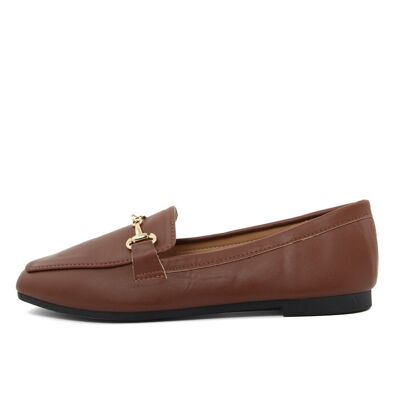 Women's Loafers Color Brown - FAM_99_59_BROWN
