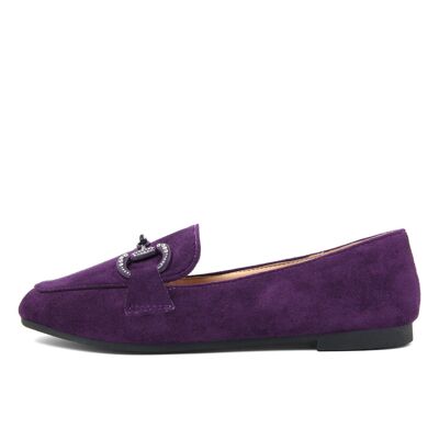 Women's Loafers Color Purple - FAM_99_61_PURPLE