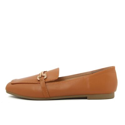 Damen-Loafer in Kamelfarbe – FAM_B2212_TAN