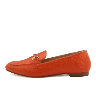 Women's Loafers Color Orange - FAM_BH2373_ORANGE