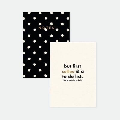 Painted Dots - Notebook duo
