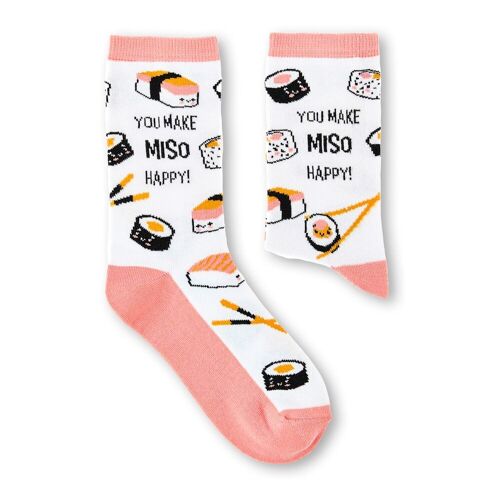 Ladies You Make Miso Happy! Socks