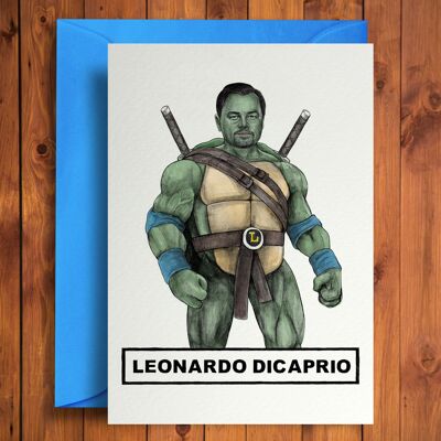 Leonardo DiCaprio - Divertente biglietto di auguri di compleanno