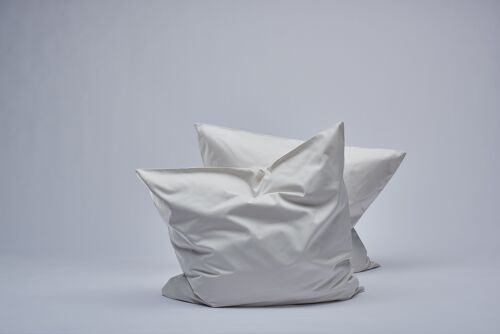 400TC Sateen Pillow cases - Almond Milk-40X80