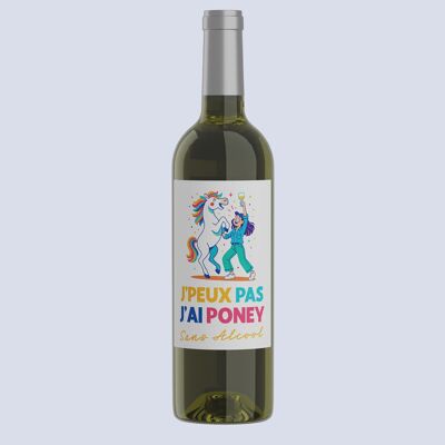 Alcohol-free - Alcohol-free white wine - I can't, I have a pony