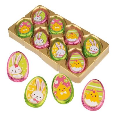 ASSORTIMENT ŒUF DE PÂQUES PRALINÉ 15g - Carton de 48 oeufs