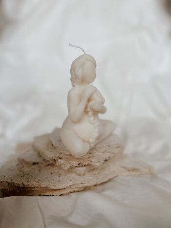 Bougies décoration naissance - femme enceinte - grossesse - annonce grossesse 4