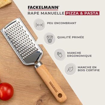 Râpe à fromage manuelle Fackelmann Pizza & Pasta 6