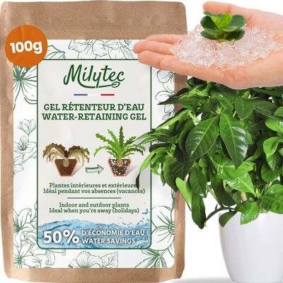 Gel rétenteur d’eau pour plantes en granulés - 100g