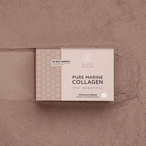 Plent Beauty Care - PURE MARINE COLLAGEN - Chocolate Dream - 30 day supply box
