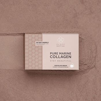 Plent Beauty Care - PURE MARINE COLLAGEN - Chocolate Dream - Boîte d'approvisionnement de 30 jours 1
