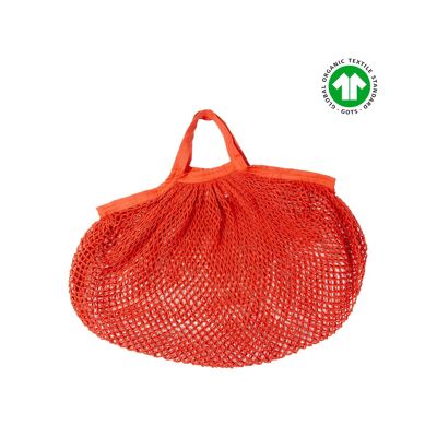 Terracotta shopping net bag