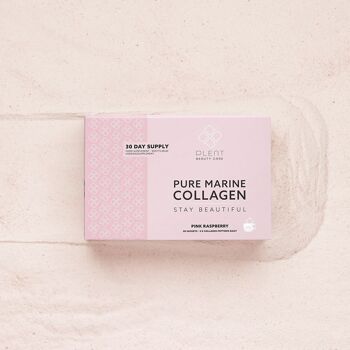 Plent Beauty Care - PURE MARINE COLLAGEN - Framboise Rose - Coffret d'approvisionnement 30 jours 1