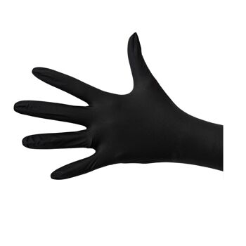 GANTS EN NITRILE - Noir taille M