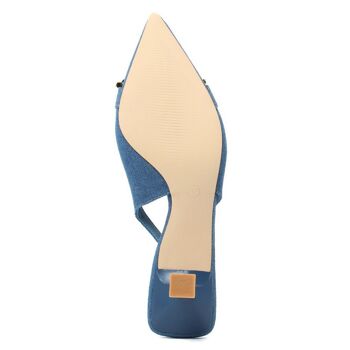 Slingback Femme coloris Bleu - FAM_99_71_DENIM 4