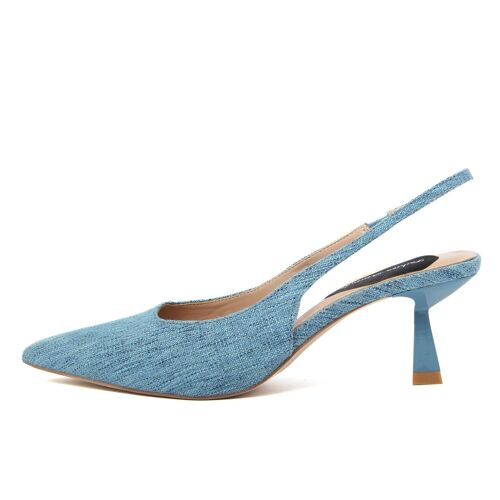 Slingback Donna colore Blu - FAM_99_72_LBLUE