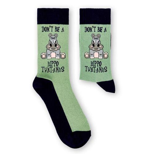 Unisex Hippo-Twat-Amus Socks