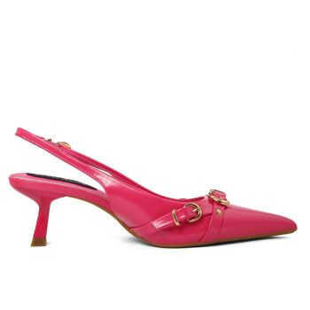 Slingback Femme couleur Fuchsia - FAG_2704_FUXIA 2